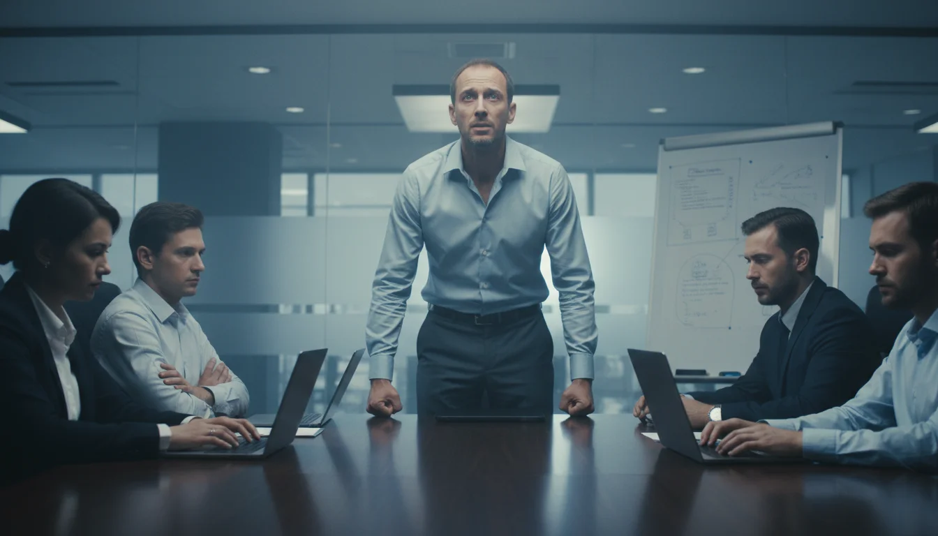 Corporate tension peaks as accountability is questioned.