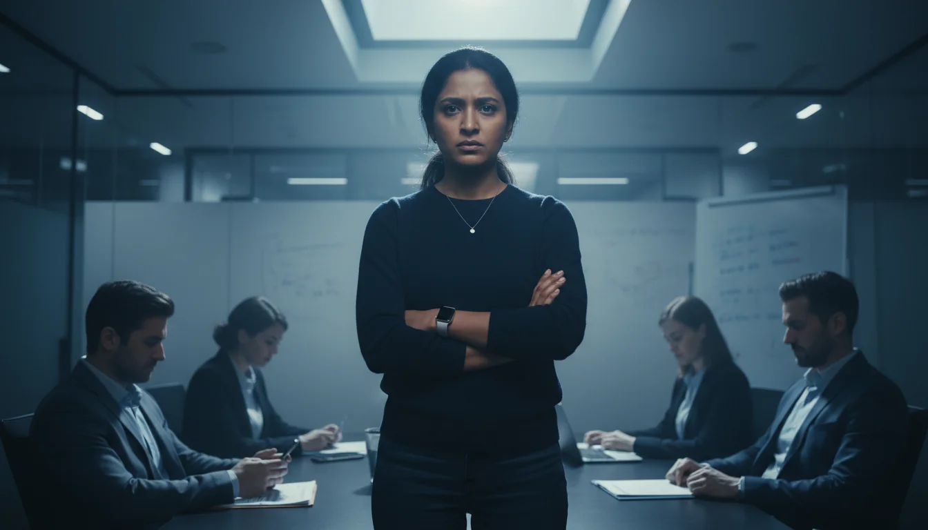 Corporate tension peaks - frustration in every negotiation.