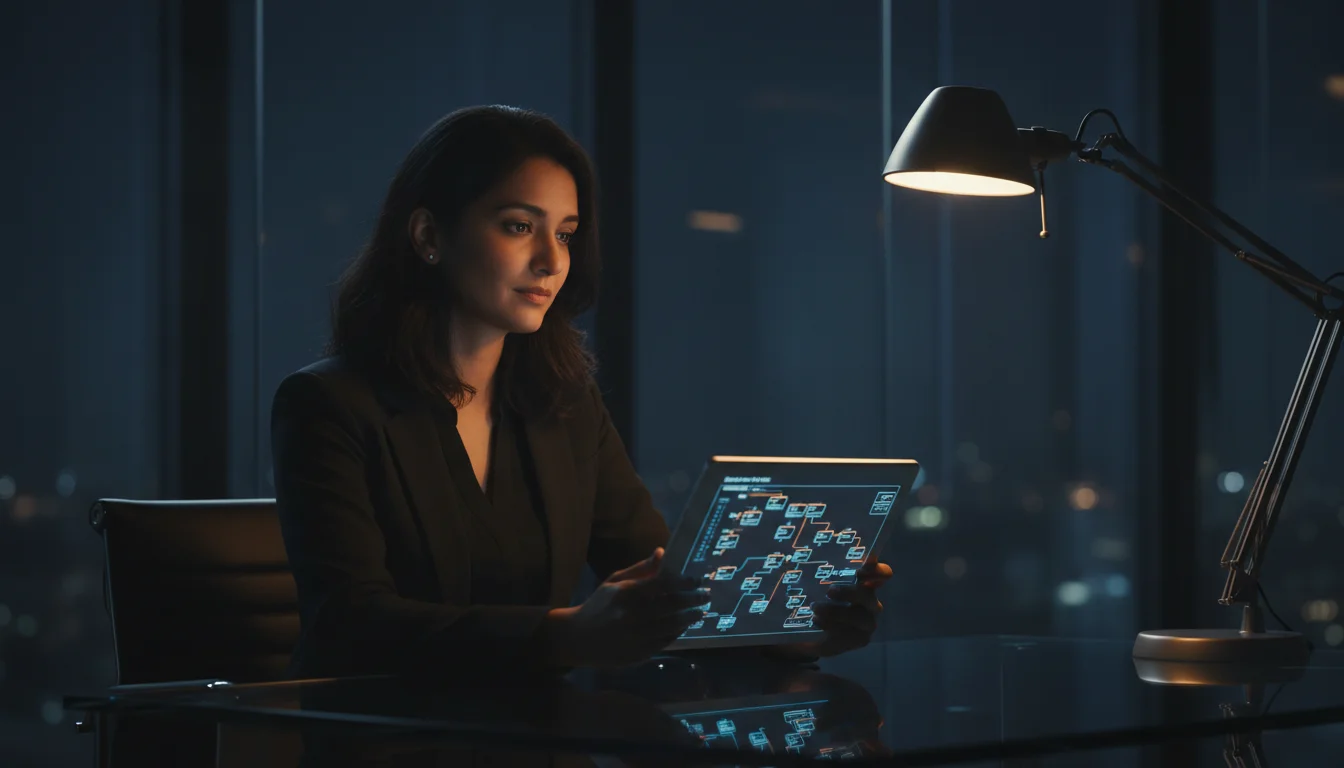 The breakthrough: codifying decisions so the team can move without her.